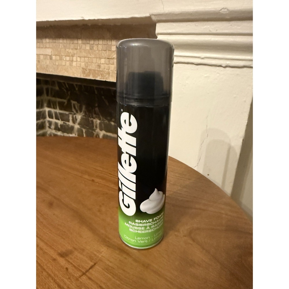 Gillette Lemon-Lime Shave Foam 200ml Discontinued HTF